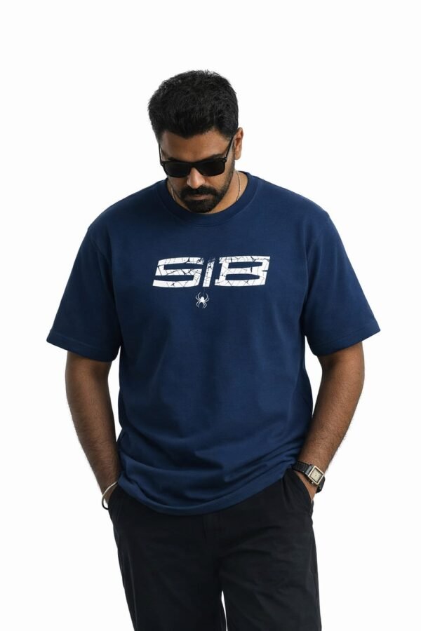 oversized navy blue t shirt(unisex)