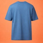 men's 240 gsm oversized brown t shirt